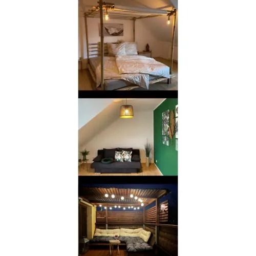 Bambus, Jungle, Dachterrasse & bequem bis Zentrum in Radebeul, Deutschland