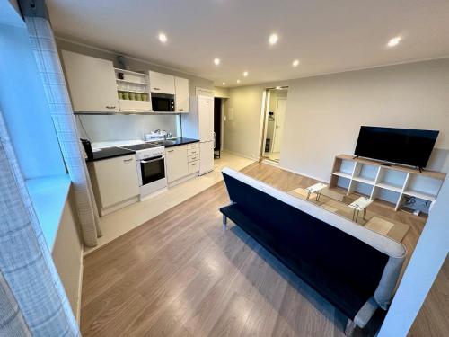Kitchen, Central Location Apartment with Wide Bath in Torupilli