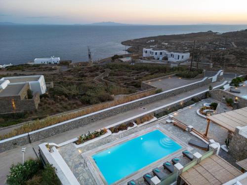 Five-Bedroom Villa with Private Pool room in Mando Pool Villas w Sea Views - Five Bedrooms