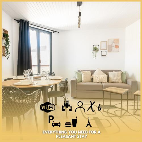 Le 27 - Appartement Cosy - Disney 15min - Location saisonnière - Crécy-la-Chapelle