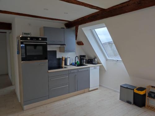 Ferienwohnung im sanierten Denkmal max 5 Personen FeWo2 in 比紹夫斯韋達