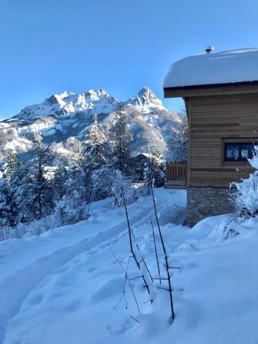 Kilátás, chalet Marigo, Pra-loup 1500 in Uvernet-Fours