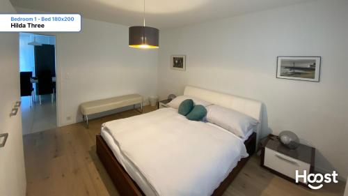 H3 with 3,5 rooms, 2 BR, livingroom and big kitchen, modern and central, Curych (fotografie 9)