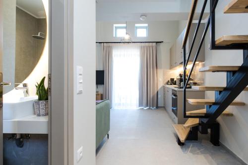 Kitchen, Cove Elafonisi Apartments in Innachori