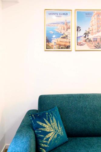 Bel appartement Port de Nice avec terrasse, parking, Nizza (foto 8)