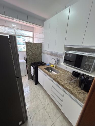 مطبخ, Apartamento na Quadra da Praia! in Itapuã