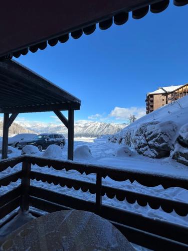Balkons/terase, Appart Risoul 1min pistes - PMR 4-6 pers in Risoul ciems
