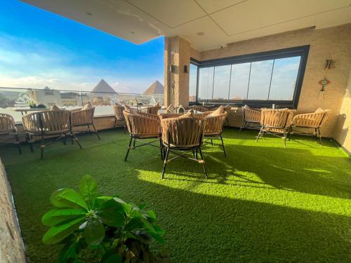 Utsikt, Royal Pyramids View Inn in Giza