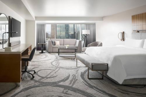 Junior King Suite room in JW Marriott Los Angeles L.A. Live