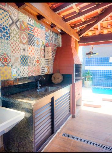 CASA AZUL PISCINA NAS TONINHAs in หาดโตนินยาส