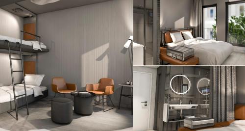 4 bunk beds