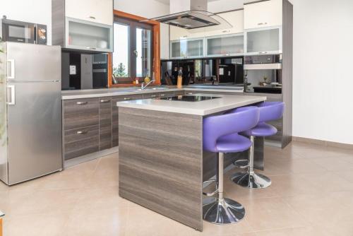 Kitchen, Villa Maslina with private pool on quiet location - by TA Leut Agency in Ninski Stanovi