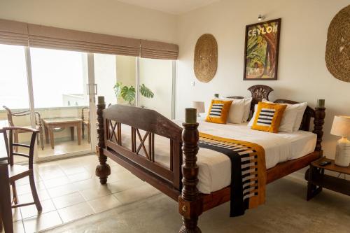 Double Room with Balcony and Sea View room in Neevana Hotel Hikkaduwa