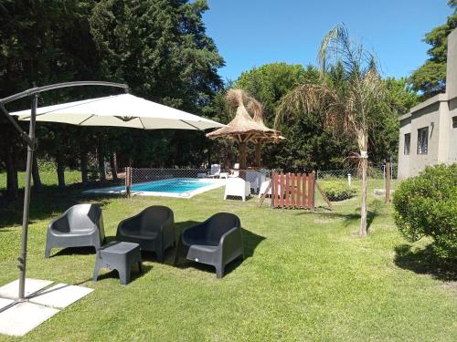 1200 négyzetméteres, 1 hálószobás Bungaló 1 fürdőszobával Funes területén (Cabañas Samay) near Rosario-Islas Malvinas nemzetközi repülőtér