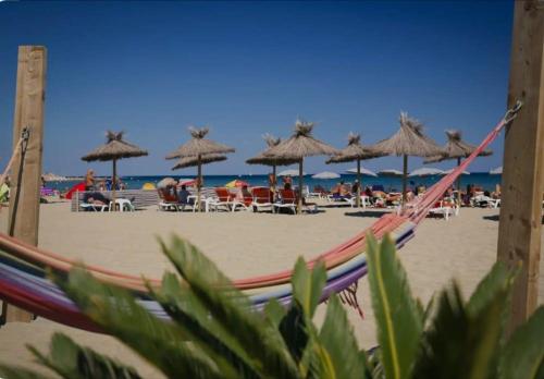plaža, Chez Jojo, 250m de la plage, wifi & climatisation in Les Arenes