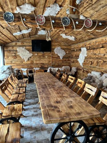 共用Lounge/電視區, Pensiunea Casa cu Flori in 布蘭