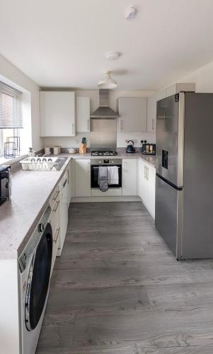 ห้องครัว, Cotswold Green Sleeps 5 with Free ev Charge in ติวเกสเบอรี