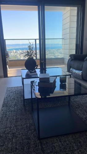 The beautiful view overlooking Acre, Haifa and the neighboring villages in Acre