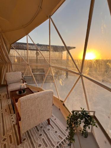 Sunset domes private camp in A'Sharqiyah Sands (Wahiba)