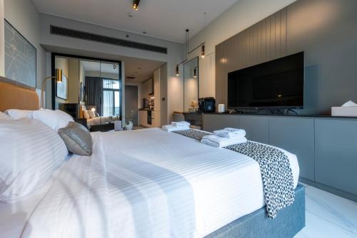 Canal View Studio Downtown - Near Dubai Mall & Burj Khalifa - MAG 318, Dubaj (fotografie 6)