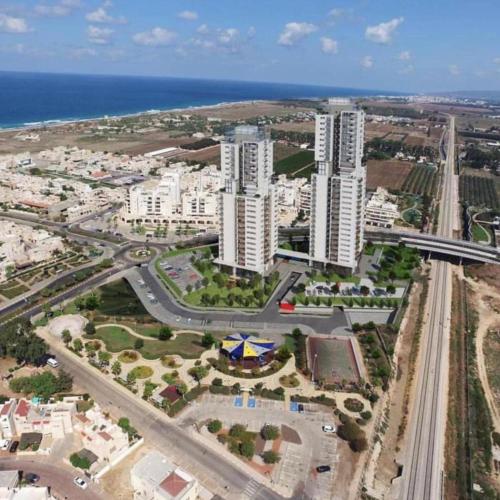 The beautiful view overlooking Acre, Haifa and the neighboring villages in Acre