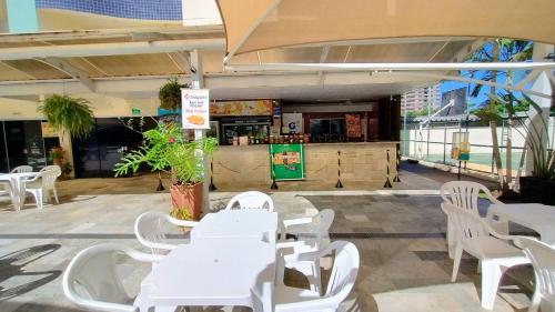 Restaurant, Thermas do Bandeirante Caldas Novas - ACHEI FERIAS - Com Roupa de Cama in Bandeirantes