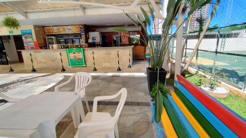 Restaurant, Thermas do Bandeirante Caldas Novas - ACHEI FERIAS - Com Roupa de Cama in Bandeirantes