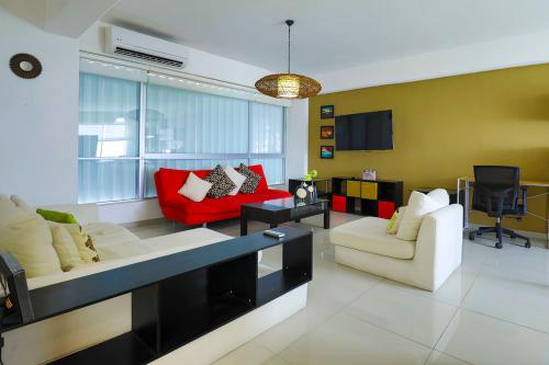 Spacious Apartment with Gym & Pool Cancun, Cancún (zdjęcie 8)