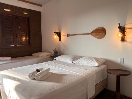 1 double bed, 1 twin bed
