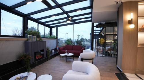 Közös társalgó / TV, Villa Business Hotel Istanbul Airport in Karaburun (Istanbul)