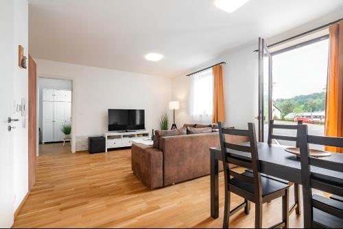 Közös társalgó / TV, Apartmán Horalka (Apartman Horalka) in Destne V Orlickych Horach