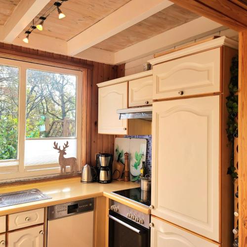 廚房, Hillhouse - Ferienhaus mit Sauna in 埃克斯特爾塔爾