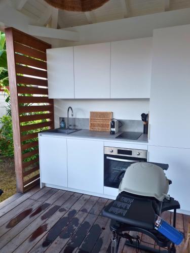 Kjøkken, Bungalow Neuf & intimiste avec Piscine in Gustavia