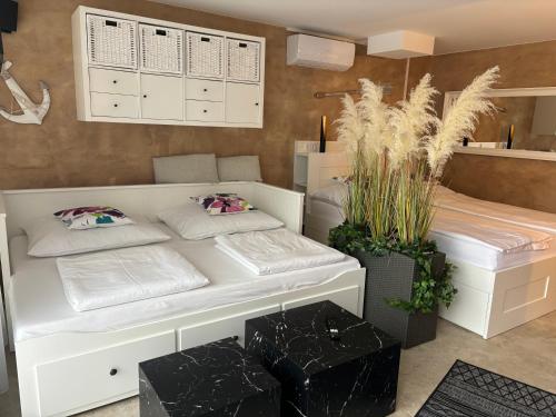 Hus i Hard på 42 m². Soveværelser: 1. Private badeværelser: 1. (Po(o)l Position Ferien am Bodensee) in Hard
