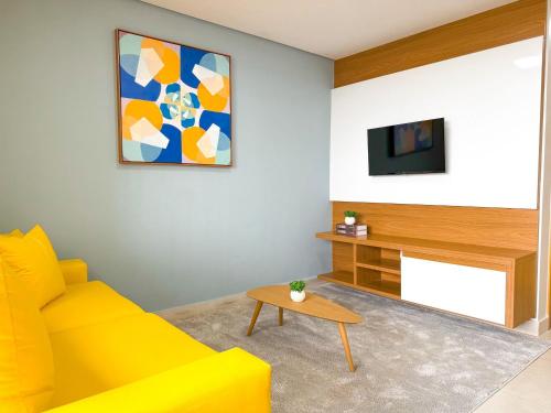 Skupni salon/TV območje, STAY Live Tower Lozandes in Autodromo Ou Parque Lozandes