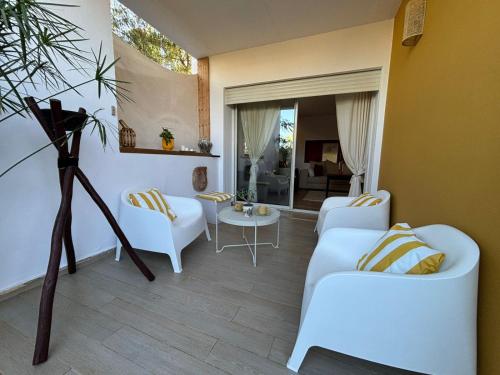 Bouskoura, appart jardin privé, Casablanca (foto 4)