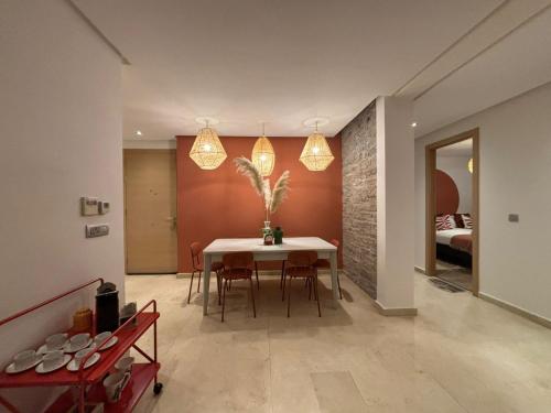 Bouskoura, appart jardin privé, Casablanca (foto 8)