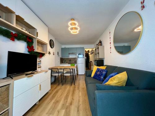 Appartement studio cabine avec vue panoramique au pied des pistes - Le Collet d'Allevard