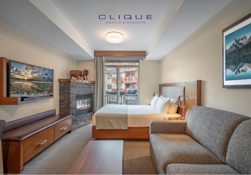 集团猎鹰峰山林小屋酒店 (Falcon Crest Lodge by CLIQUE) in 坎莫尔(AB)