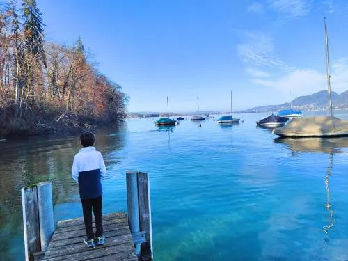 am See 5min nach Spiez 20min nach Interlaken in Einigen, Schweiz