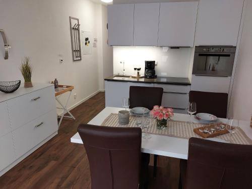 Kitchen, Apartment Waterside Heaven in Frymburk
