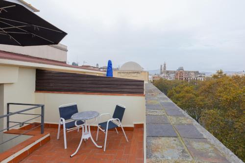Balcony/terrace, Del Mar Hotel in Barceloneta