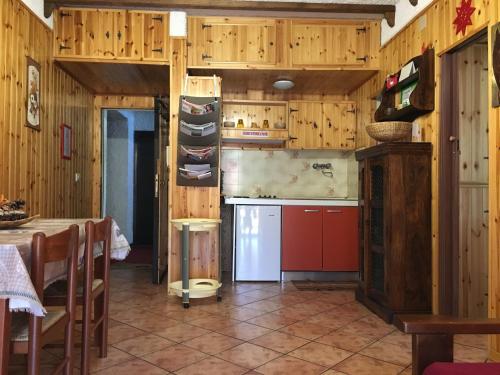 廚房, Casa Vacanze Campo Felice in 盧科利