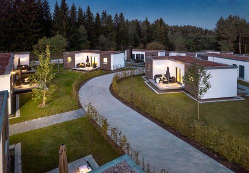 A szálláshely kívülről, Tiny House Village Loffingen in Loffingen városközpont
