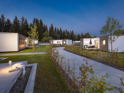 A szálláshely kívülről, Tiny House Village Loffingen in Loffingen városközpont