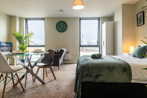 Spacious Studio, Manchester City Centre , Salford, Manchester (fotografie 4)