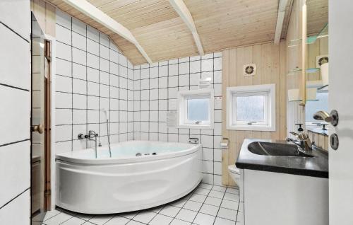 Bathroom, Nice Home In Ebeltoft With Sauna in Oer Strand