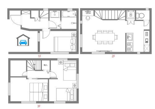 New 3-Story Japanese Villa, 5-Min Walk to Edogawa Sttion 7 Guests 76sqm Near Airport Kiyoka 清禾