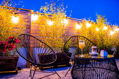 Balkon/teras, Romance City Hotel in Morelia