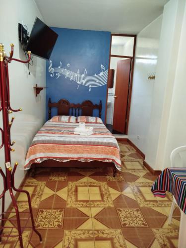 1 double bed